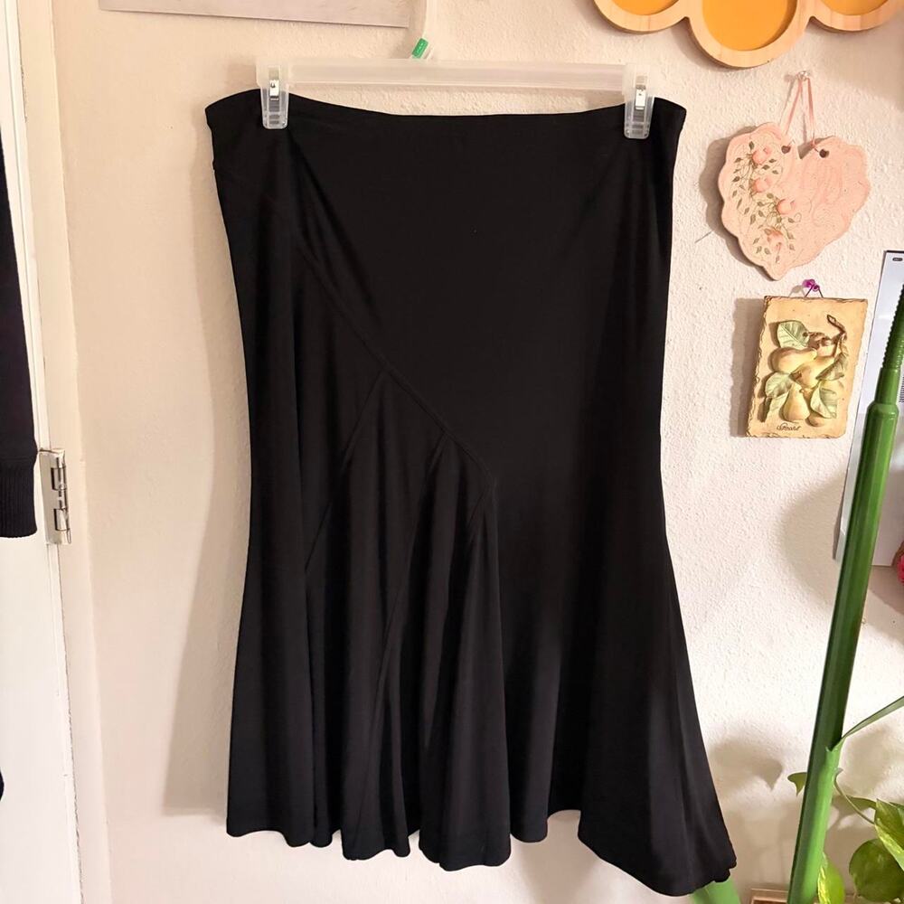 Fylo Black Line Detail Midi Skirt M - Picture 3 of 4
